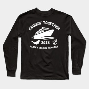 White Alaska Cruise 2024 Long Sleeve T-Shirt